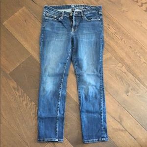 Gap skinny roll up jeans